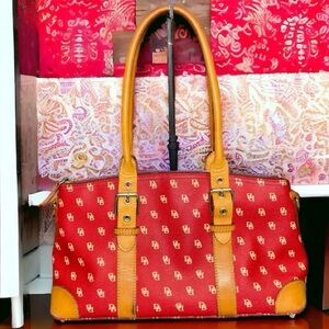 Dooney & Burke Signature Print Handbag